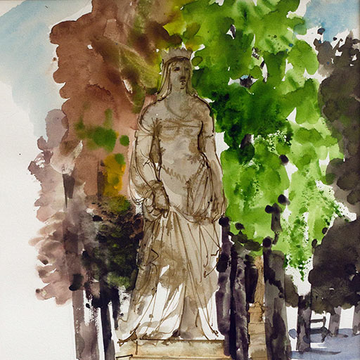 Jardin du Luxembourg, Paris I (1993) by Avel de Knight